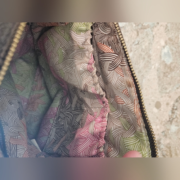 The Sak Women's Lucia Brown  Leather Multipockets Adj Strap Crossbody Handbag - Picture 13 of 16